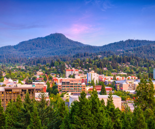 Eugene, Oregon, USA Skyline